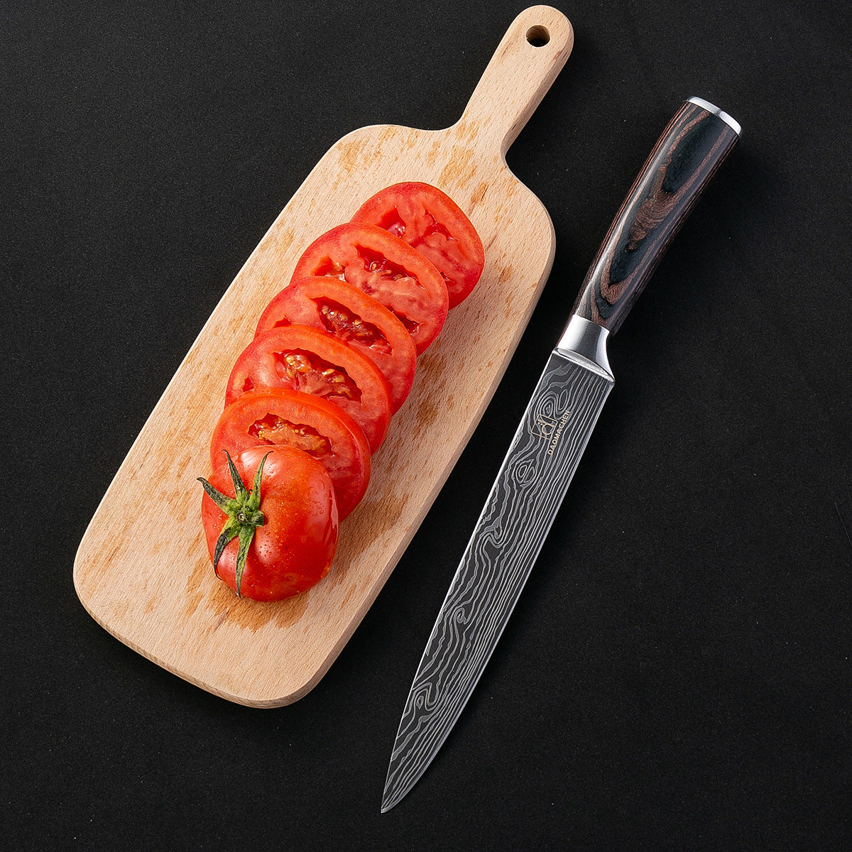 Damascus Kitchen Knife Set